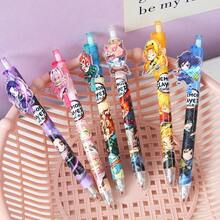 3pcs Themed Gel Pens With Acrylic Decorative Topper Black Ink Fine Point 0.5mm Click Pens For Students Writing Journal Gift Set - Multicolor - View 6