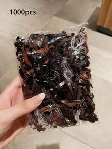 3000入 女款多色一次性特寬髮圈 適用馬尾髮型 休閒髮飾 適合日常穿搭、外出、約會、多種場合、度假、季節性禮物 髮圈髮帶 - 彩色 - 查看 8