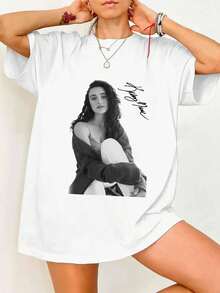 Black & White Signature Vintage Graphic Tee - White - View 1
