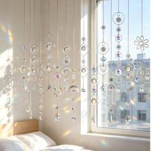 16pcs Crystal Prism Suncatcher Set, Rainbow Maker Hanging Decor, Suitable For Windows, Home, Garden Decoration - Sixteen-piece Suncatcher Set - View 7