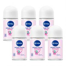 Nivea Whitening Hijab Fresh Roll-On Deodorant - 0.845 Fl Oz - Pack Of 6 - 多樣化香型 - 查看 1