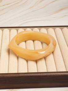 Set Of 3 Unique Bracelets For Women, Elegant, Luxurious, Modern, Wide, Gradient Resin, Color May Vary, Lot - 多色 5 - 查看 6