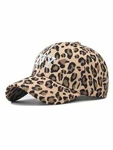 1pc Embroidered NY Leopard Print Adjustable Baseball Cap, Outdoor Sun Protection Casual Hat Suitable For Spring/Autumn Travel, Beach, Y2K Style For Boys & Girls - Baseball Cap - View 15