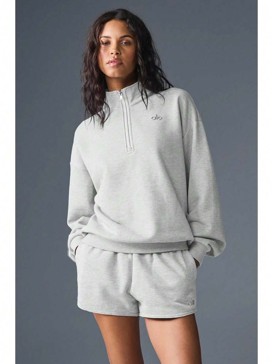 Alo Yoga Accolade 1/4 Zip Pullover - 查看 1