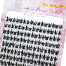 New Wheat Ear Spire False Eyelashes 10 Rows Large Capacity Lightweight Soft Fashion 3D Natural Long Dense Little Devil Cartoon Style - D - View 2