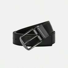 Coach HARNESS Men's Belt Reversible Classic Dress Belt Printed Leather Casual Belt Suitable For Trousers Jeans Suits,Fashion Gift For Men Boyfriend Husband Father Valentine's Day - 黑色1 - 查看 3