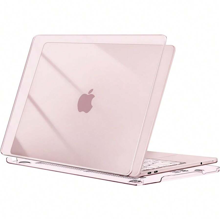 Pastel Pink Clear Laptop Cover, Fits Neo 2026, Slim Transparent Hard Shell With Ventilation Holes, Case, Neo Case,Laptop Case,Easter Day,Spring,Summer - View 1