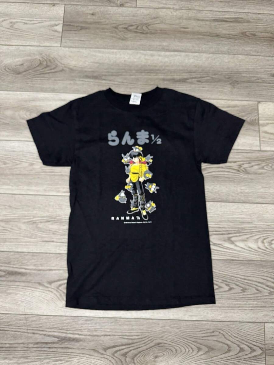 T-shirt Anime Vintage Ranma 1/2 Rumiko Takahashi Manga Japonais Noir Taille S - Noir - Voir 1