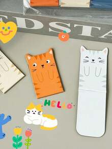 Cartoon Animal Magnetic Bookmarks, Creative Comic Magnetic Bookmarks, Exquisite Cute Student Stationery Gift, Book Decoration Clip, Reading Marker Index Textbook Page Clip, Back To School Essential - Bookmark - View 8