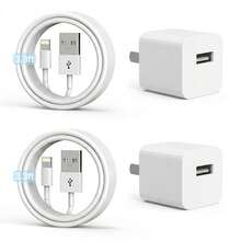 3.3ft/100cm Extended Lightning Data Cable Charging Cable Adapter Compatible With IPhone SE 8 7 6 Plus 5S Xs X 11 12 13 14 Pro Max - View 1