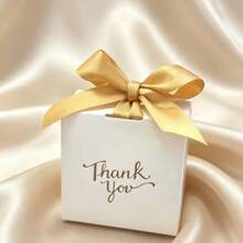 20/50pcs White Gift Boxes With Premium Ribbons, Multi-Color Ribbons - Suitable For Party, Birthday, Wedding, Valentine's Day And Other Occasions - View 10
