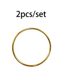 50pcs/Set Wedding Metal Floral Wreaths, Suitable As Wedding And Reception Guest Favors, Woven Rings, Dreamcatcher Rings, DIY Dreamcatcher Craft Materials, Also Suitable For Party Decoration - A - View 14