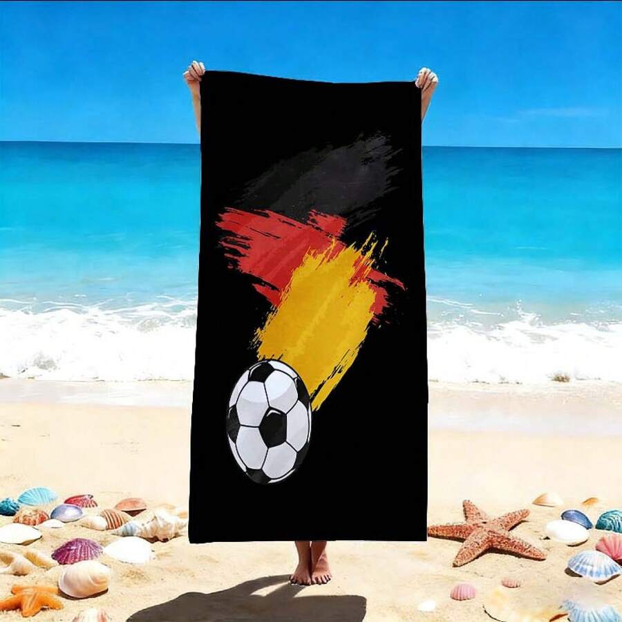 Toalhas de praia e lençóis de banho - 1 unidade (45cm x 145cm) - Ver 1