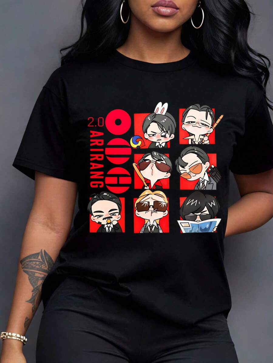 Women T-Shirts - Black - View 1