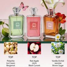 3 Pcs 3.4fl Oz Eau De Parfum Spray, Vanilla Perfume For Women Long Lasting,Air Freshening ,Perfect For Dating, Daily Life, Parties, Gift Giving - 3 件 - 查看 5