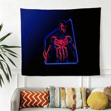1pcs M Arvel Superhero Series S Pider-Man Theme Tapestry, Superhero Patter Wall Hanging Fabric Poster Cool Comic Art Background Blanket, Modern Home Fashion Decor, For Living Room Bedroom College Dorm Game Room Home Decor Fans Gift - Nhiều màu - Xem 4