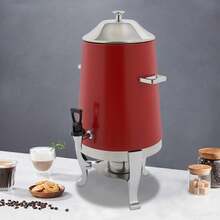 Beverage Dispenser For Coffee Tea Hot Water With Stand & Fuel Holder Red US New! - Default - View 8