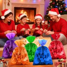 Bolsas de celofn transparentes premium de 8x 11 pulgadas para dulces, galletas y aperitivos. 50 unidades con 60 cierres giratorios. Bolsas de regalo transparentes, duraderas y aptas para al - Rojo - Ver 7