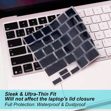 1個多語言矽膠鍵盤保護套，適用於 MacBook Neo 13吋 (A18) Pro 2026 A3404 256GB 無 Touch ID - 柔軟、防滑、易清潔 - 阿拉伯文/俄文/韓文/泰文 - 查看 7