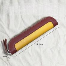 1pc, Compact Portable Pencil Case, Palm-Sized Portable Storage Protective Sleeve - Multicolor - View 5