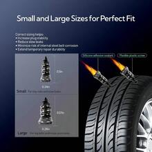 Tire Repair Glue Kit 50ml+ 15pcs 2-Size Rubber Nail Plug, Fast Drying Waterproof Black Rubber Cement, Heavy Duty Emergency Tire Repair Car Motorcycle SUV Truck ATV Tractor - 50mlx1 + 15 Nails - View 4
