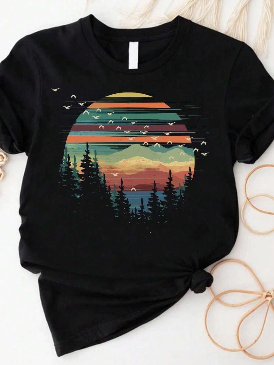 Women T-Shirts - Back 7 - View 1