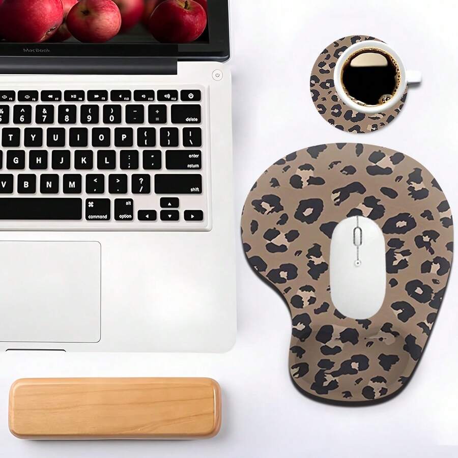 Mouse Pad Wrist Support, Ergonomic Mouse Pad With Wrist Rest, Comfortable Mouse Pad With Smooth Wrist Rest, Suitable For Non Slip Base, Computer, Laptop, Office And Home - View 1