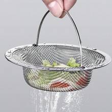 1Pc Stainless Steel Sink Filter With Handle Rust Proof Mesh Strainer For Kitchen Bathroom Drain Basket Vegetable Fruit Draining - A - View 3