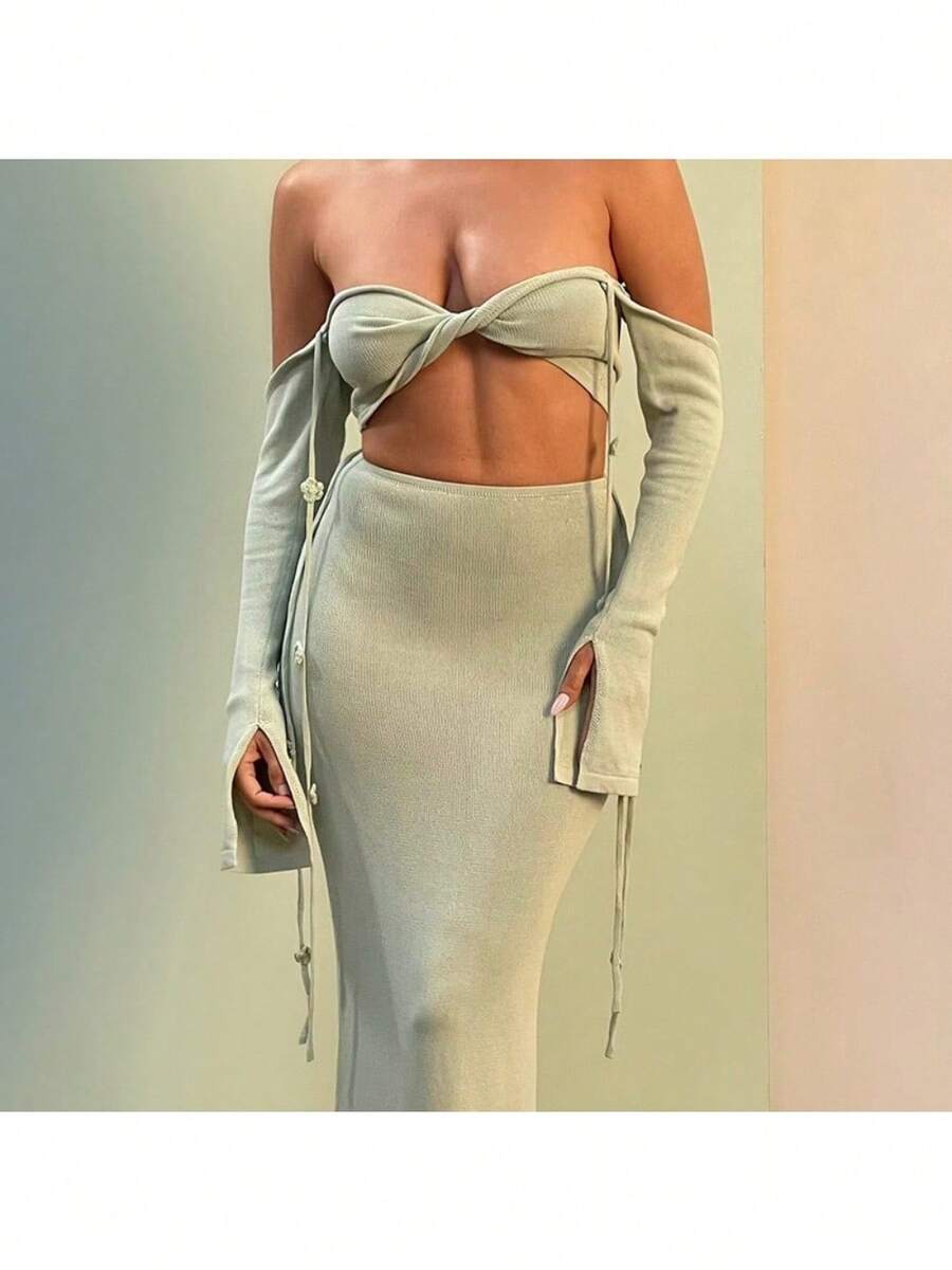 Women Cover Ups - Mint Green - View 1