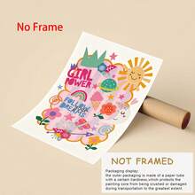 1/3PCS Canvas Wall Art Posters For Room Home Decor Optional Frame Room Decor Room Decoration Stuff Bedroom Decor Baby RoomDecorationGirlyBedroom Decor - Multicolor - View 4