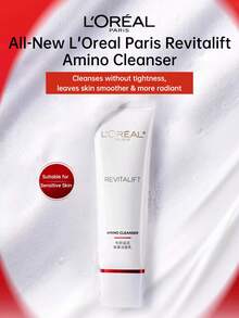 Pembersih Wajah L'Oreal Asam Amino yang Melembapkan dan Menghidupkan Kembali 30ml - 30 ml - View 1