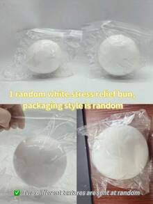 1pc - Soft 10cm Oversized Fluid Bun Ball, Stress Relief Giant Fluid Ball, Large Slow Rebound Squeeze Toy, Oversized Fluid Stress Relief Toy, Mud-Like Mochi Squeeze Toy, Surprise Gift, Birthday Gift, Christmas Gift, Perfect Gift, Gift Toy - Emotional Healing Toy - Emotional Release Toy - Multicolor - View 8