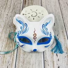 1pc New Cross-Border Colorful Cat Face Or Fox Face Mask, Suitable For Festival Celebration Performance Props, Multiple Colors Available - Multicolor - View 9