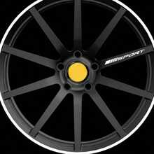 4pcs SPORT Style Underwire Racing Stickers - A - View 5
