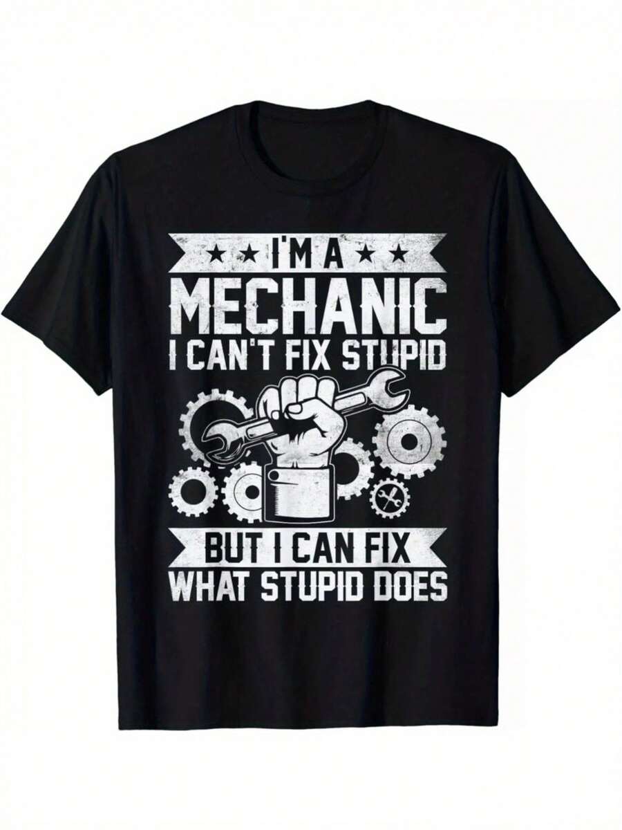 Camiseta Unisex para Ingeniero Mecánico Automotriz, Regalo para Mecánico Automotriz, Hombre y Mujer - Negro - Ver 1