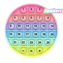 legendstar Juguetes Fidget Educativos para Aprender a Contar Letras y Números, Juegos de Enseñanza de Fonética del Alfabeto ABC, Juegos de Mesa para Practicar Habilidades de Suma y Resta Matemáticas, Regalos de Papelería para Niños de Preescolar de 3+ Años - Multicolor - Ver 12