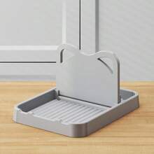 1 pieza Organizador de almacenamiento de tapa de olla de cocina multifuncional, tabla de cortar para encimera, accesorio de cocina de plástico ahorra espacio - Versión mejorada multicolor - Ver 11