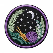 1 buah Patch Bordir Bunga Vintage, Patch Pakaian Tempel Setrika dengan Perekat, Lencana Perbaikan Dekoratif DIY, Cocok untuk Celana Jeans, Jaket, Ransel, Topi - D - View 14