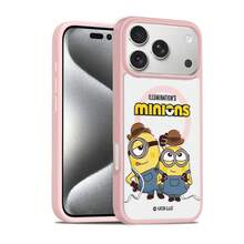 Miniso Despicable Me Minions MagSafe Magnetic Charging Case For IPhone 17/17 Pro/17 Pro Max/17 Air/16 Pro Max/15 Pro/15 Pro Max/14/13/15 Pro/12 Pro/16 Plus. Cute Cartoon Transparent Protective Case For Girls, Compatible With Apple. - Pink - View 4