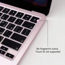 1個多語言矽膠鍵盤保護套，適用於 MacBook Neo 13吋 (A18) Pro 2026 A3404 256GB 無 Touch ID - 柔軟、防滑、易清潔 - 阿拉伯文/俄文/韓文/泰文 - 查看 3