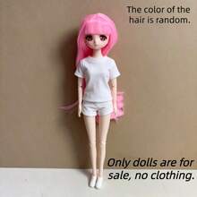 Búp bê BJD thời trang phong cách Anime 11,81 inch, khớp nối linh hoạt - Mô hình bánh kem dễ thương hoàn hảo để sưu tầm, búp bê BJD có thể tùy chỉnh, món quà sinh nhật, năm mới, lễ Phục sinh, Giáng sinh tuyệt vời. - Nhiều màu - Xem 14
