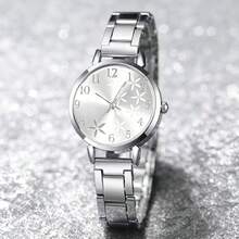1pc Women's Fashion Luxury Business Elegant Floral Dial Quartz Watch, Minimalist Design, Suitable For Women's Daily Wear, Birthday/Holiday Gift, Vacation, Party, Back To School, Family Gathering And Other Special Occasions, Perfect Valentine's Day/Christmas Gift For Women - Multicolor - View 7