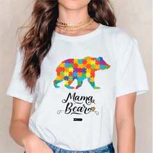2026 Women's Quality Casual Cotton T-Shirt, Women's T-Shirts With Cartoon And Wine Print, Fun And Fashionable Clothes For Spring Summer, Elegant Women's T-Shirt, Printed T-Shirt For Girls, Unisex Basic T-Shirt - 白色 16 - 查看 1