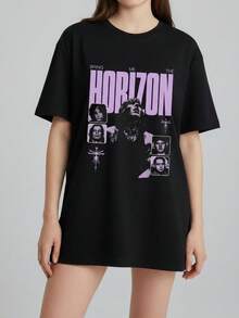 Women T-Shirts - Black - View 1