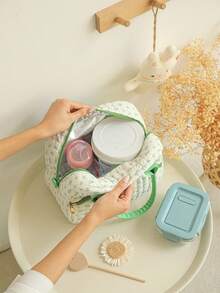 1pc Portable Tote Mommy Bag, Large Capacity Maternity Diaper Bag - Multicolor - View 10