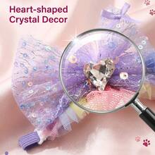 1/3pcs Pet Sequin Mesh Bow Headband, Elastic Non-Tight Hair Accessory For Dogs And Cats, Pet Decoration Supplies, Cute Photo Props, Suitable For Birthday Party / Wedding Dress-Up / Holiday Outings, Gift For Pets / Valentine's Day / Christmas / Halloween - Multicolor - View 3