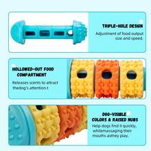 Interactive Dog & Treat Dispenser Toys With Adjustable Puzzle Feeders - Suitable For Breeds & Sizes, Treat-Dispensing Brain For Puppies, For, Crate, Travel - Ideal Gift For Dogs And Cats - 1PC - 查看 4