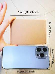 耐用牛皮紙禮品盒－飛機設計正方形信封，適合珠寶、手工藝品和小物品，5.12x3.15x0.95 英吋，堅固紙板包裝，確保運輸與存放，裝飾盒 - 卡其色 - 查看 7