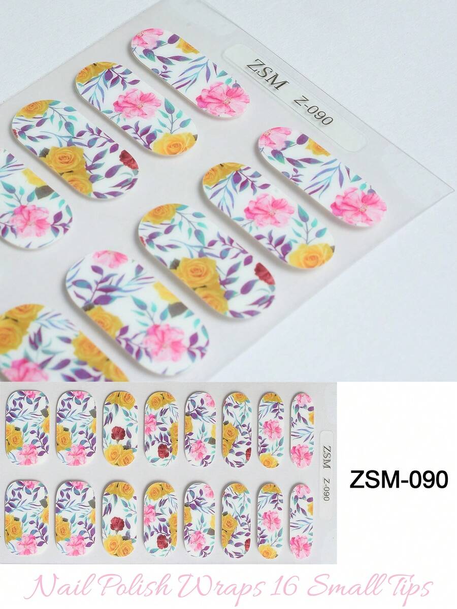 SSemi 半固化凝膠美甲貼，果凍米色，16片凝膠美甲貼，無需UV燈，沙龍級品質，持久耐用
