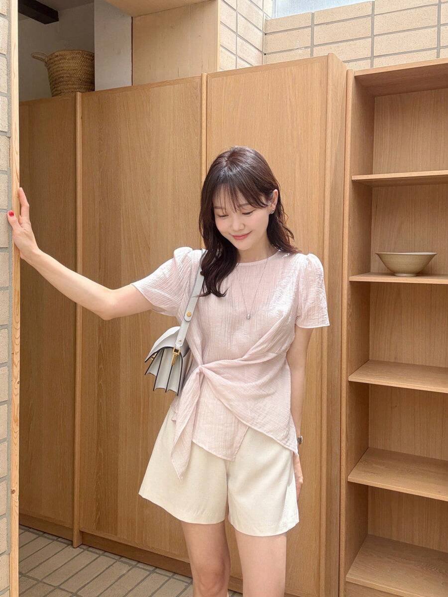 Women Tops - Baby Pink - View 1